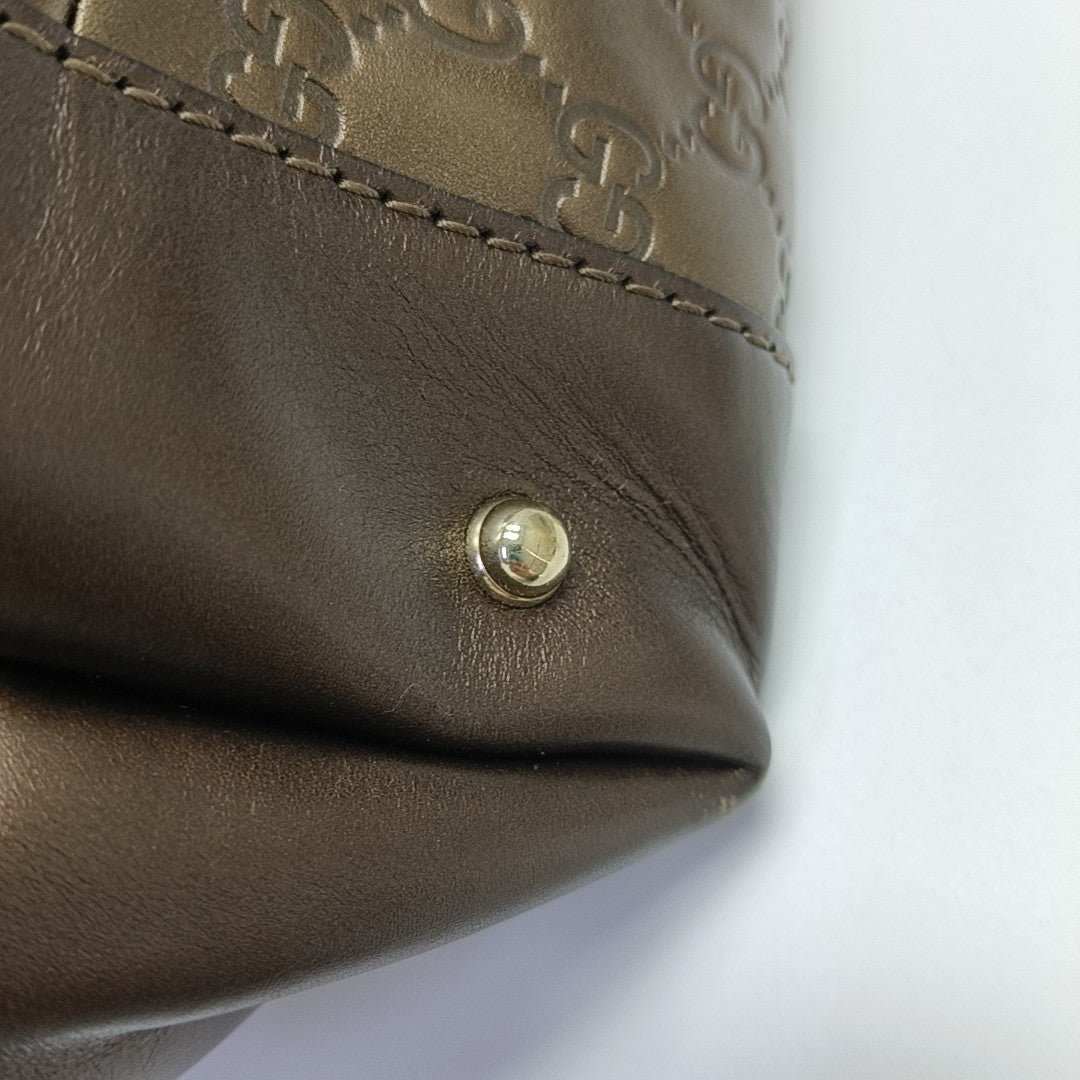 Heart Bit Monogram Calfskin Brown