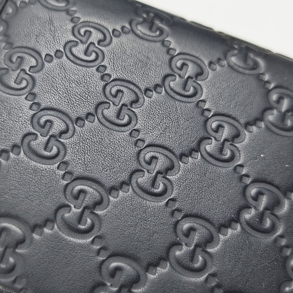 Monogram Calfskin Wallet Blue