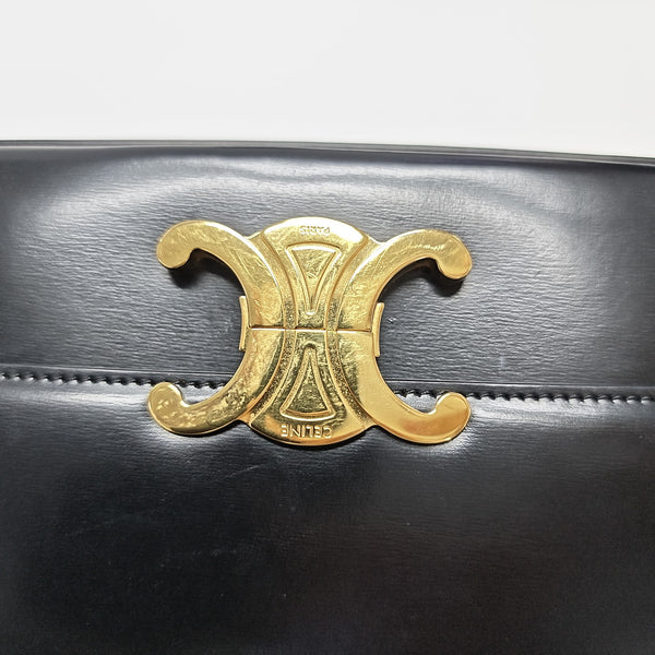 TRIOMPHE Small Calfskin Black