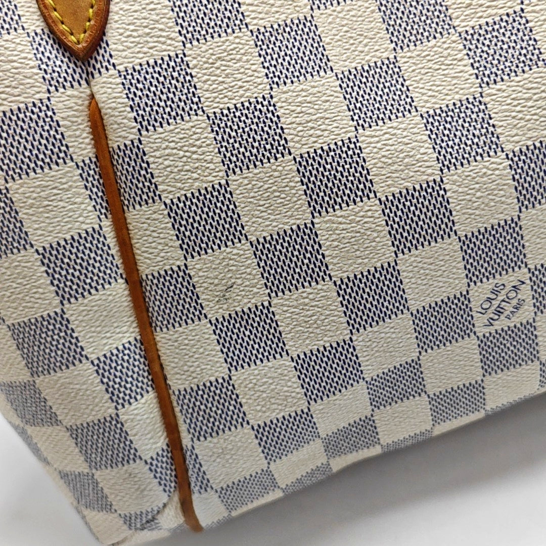 TOTALMENTE Lona revestida Damier Azur Blanca