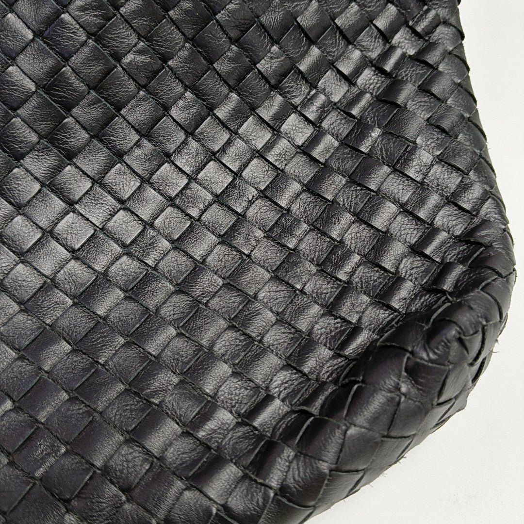 Calfskin Shoulder Bag Black