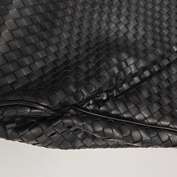 Calfskin Top Handle Bag Black