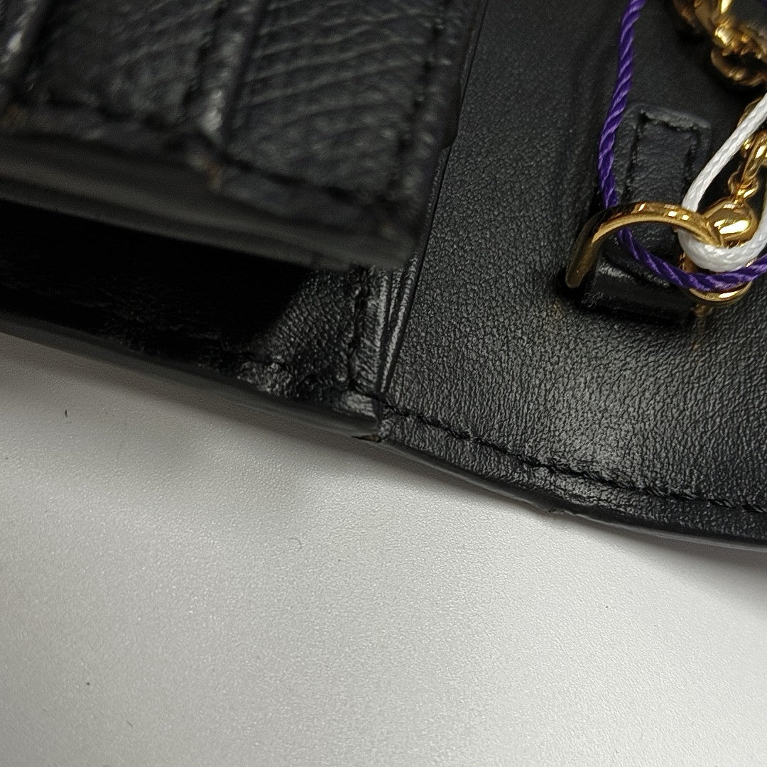 Calfskin Crossbody Bag Black