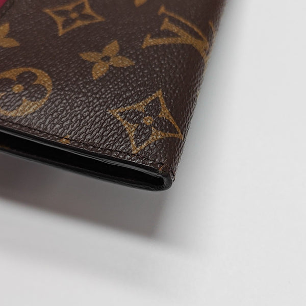 JOSÉPHINE Monogram Coated Canvas Brown Wallet