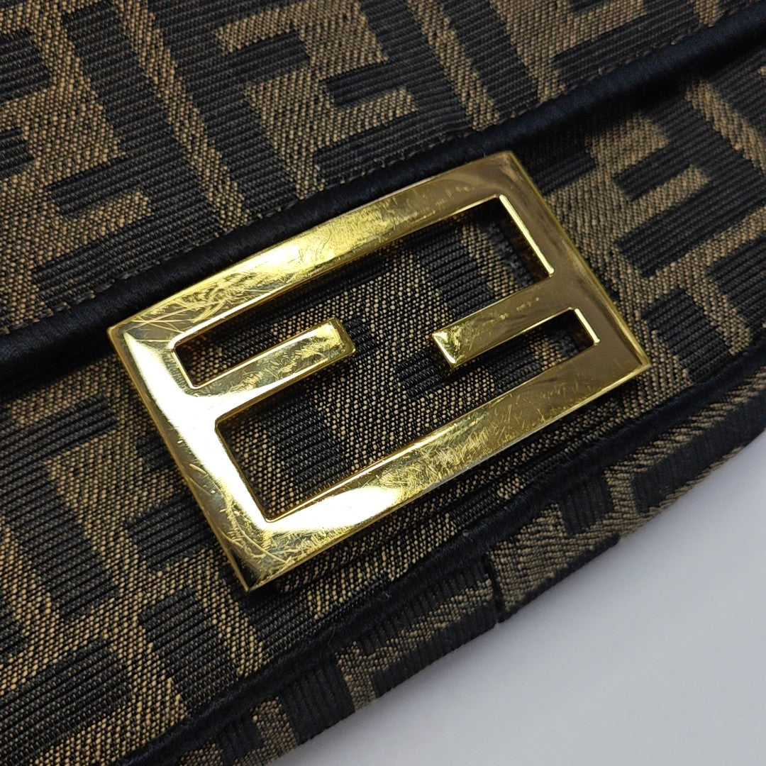 Baguette Mini Fabric Brown