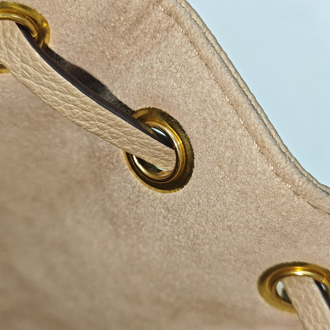 NOÉ Nano Monogram Calfskin Gray
