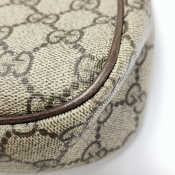Ophidia Small Monogram Coated Canvas Beige