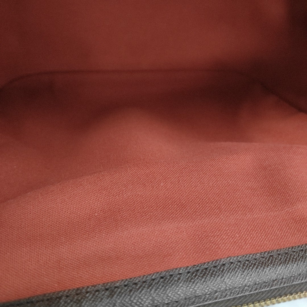RIVINGTON Damier Ebene Coated Canvas Brown