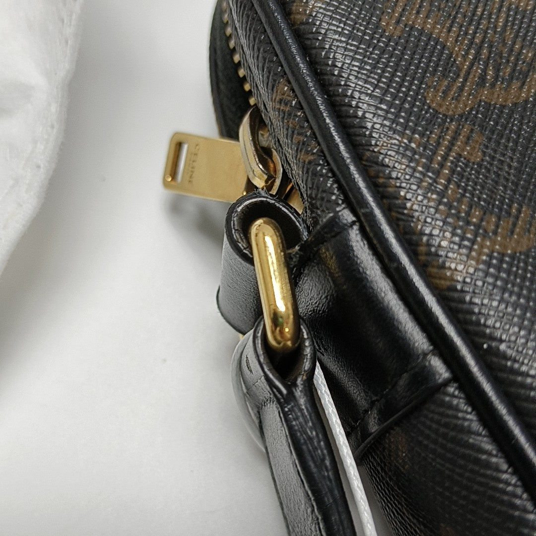 TRIOMPHE Medium Coated Canvas Black
