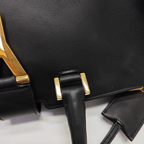 CHYC Y LIGNE Small Calfskin Black