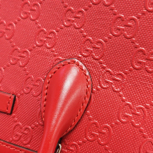 Calfskin Top Handle Bag Red