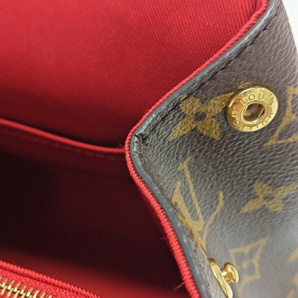 CLUNY Monogram Coated Canvas Brown