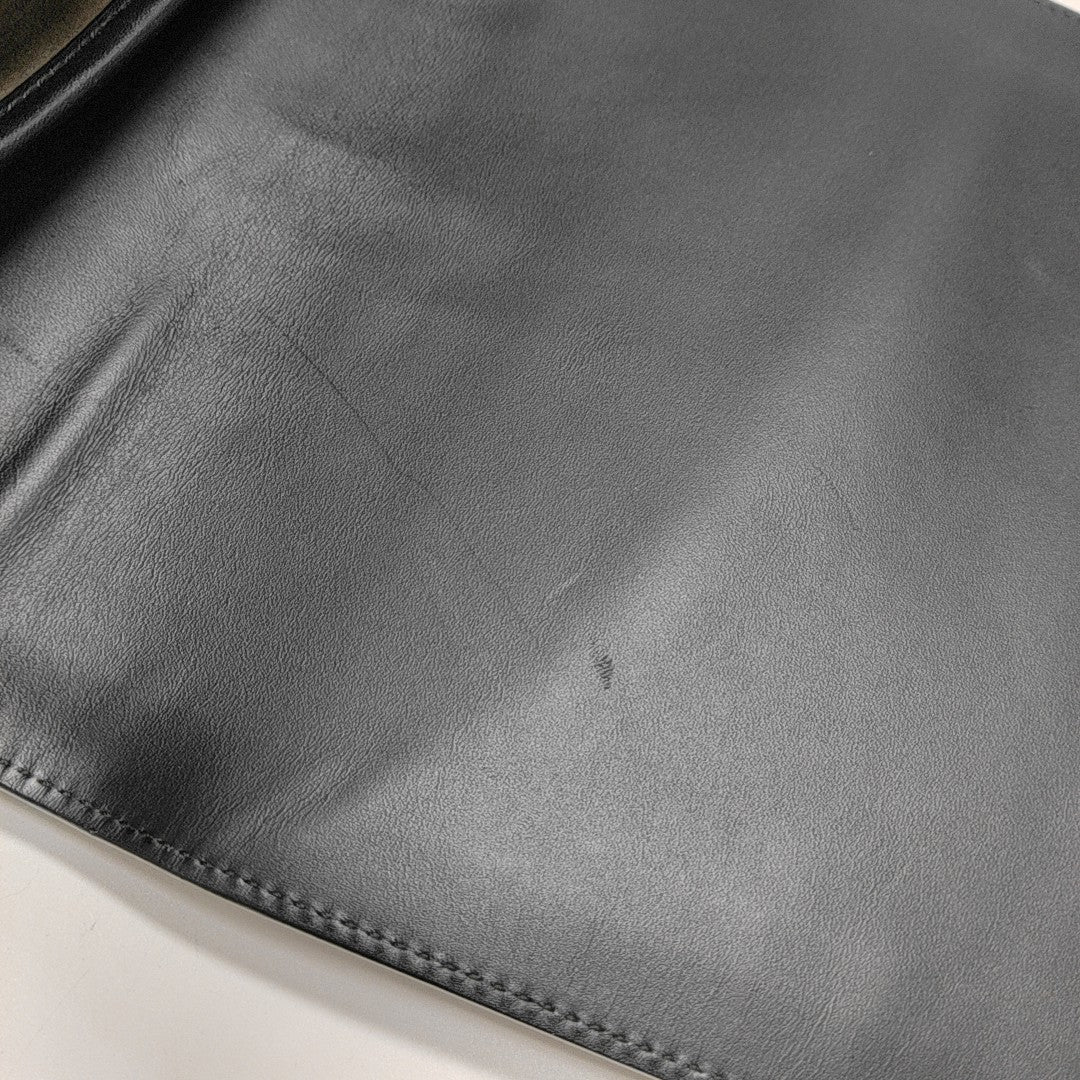 Monogram Coated Canvas Shoulder Bag Brown