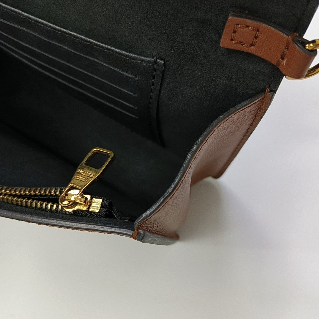 DAUPHINE WOC Monogram Coated Canvas Brown