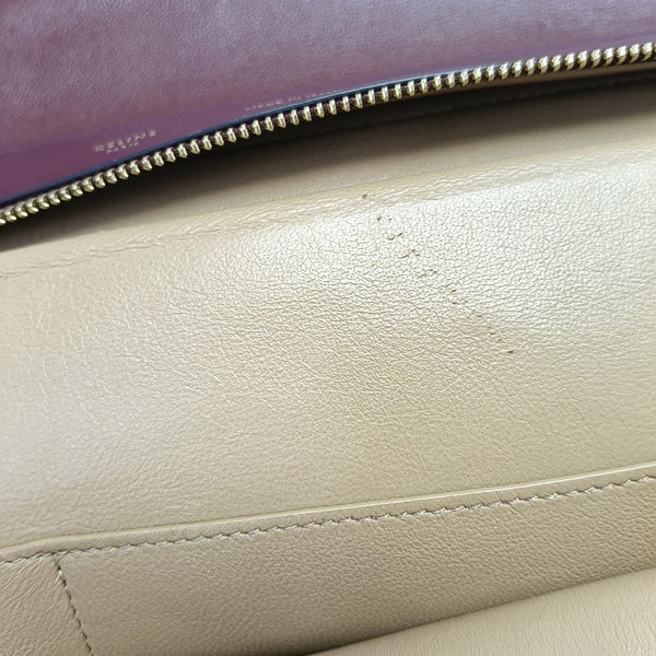 TRAPEZE Medium Calfskin Red