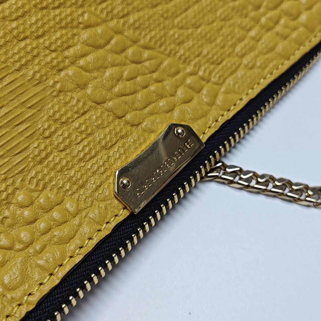 Calfskin Shoulder Bag Yellow
