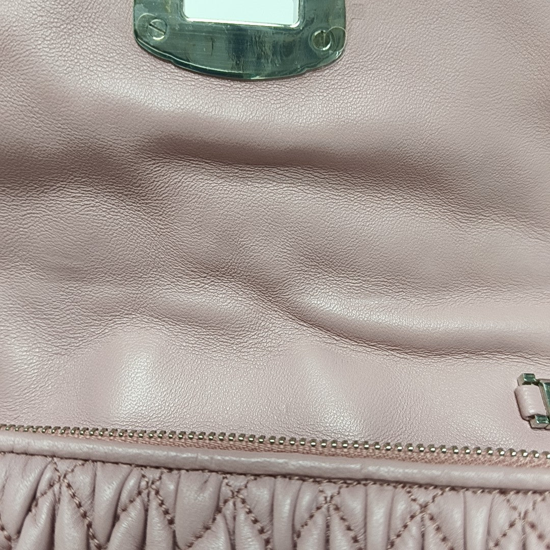 Crystal Quilted Lambskin Pink