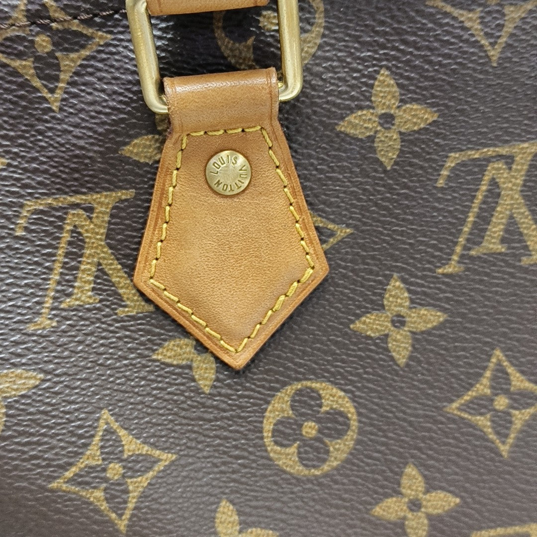 SPEEDY 25 Monogram Coated Canvas Brown