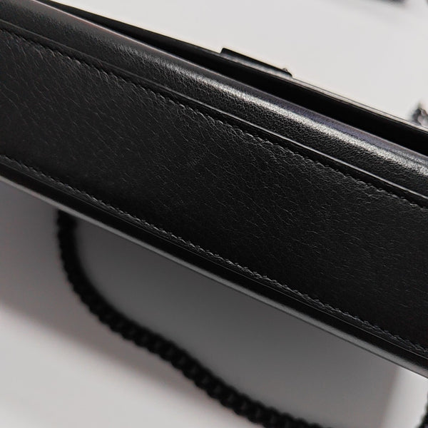 Calfskin Shoulder Bag Black