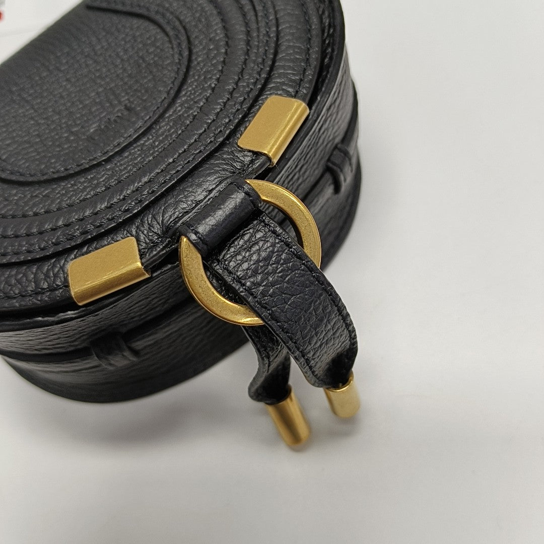 Marcie Super Mini Quilted Calfskin Black