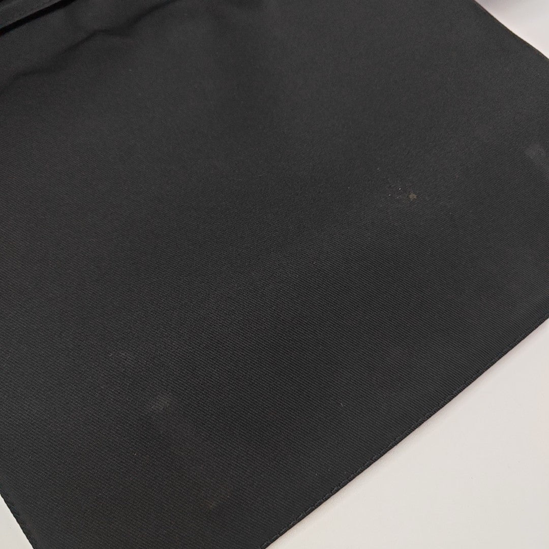 DISTRICT MM Monogram Coated Canvas Black