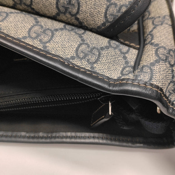 Monogram Coated Canvas Shoulder Bag Beige