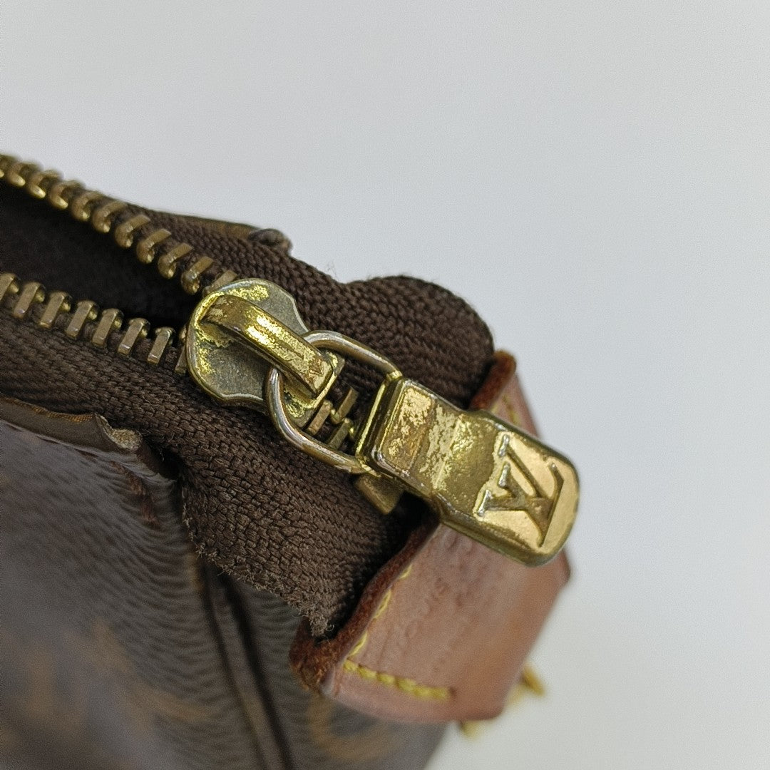 ACCESSOIRES Mini Monogram Coated Canvas Brown