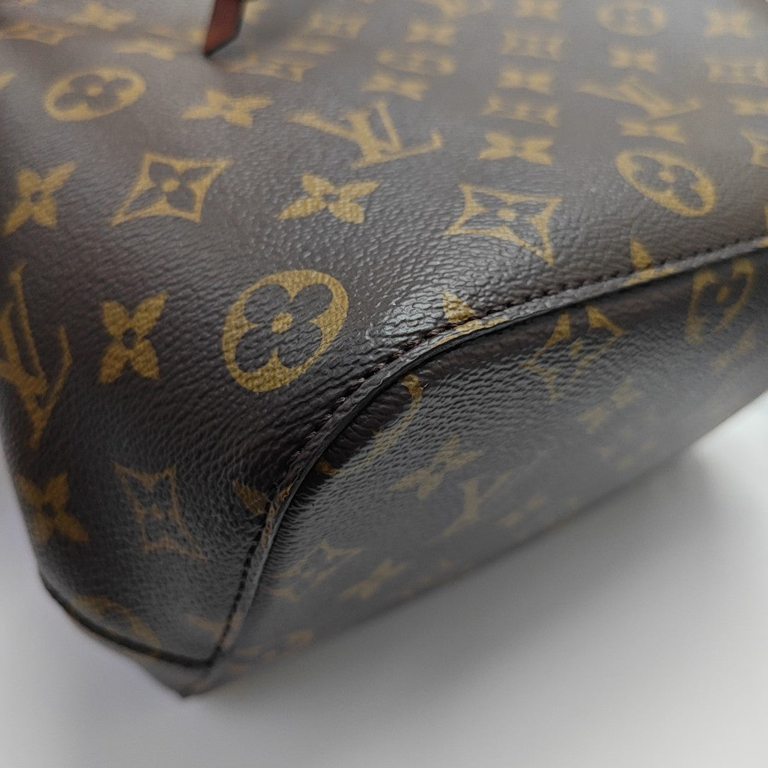 NÉONOÉ MM Monogram Coated Canvas Brown