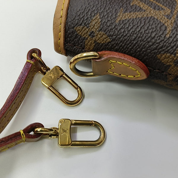 FOLD ME Monogram Coated Canvas Brown