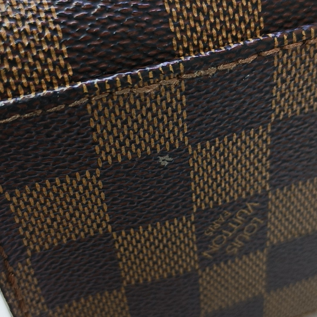 TRIANA Damier Ebene Coated Canvas Brown