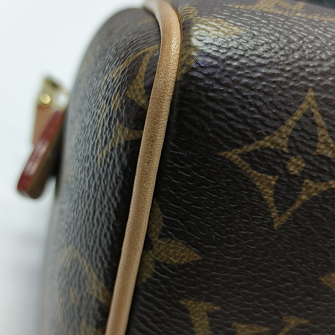SPEEDY 20 Monogram Coated Canvas Brown