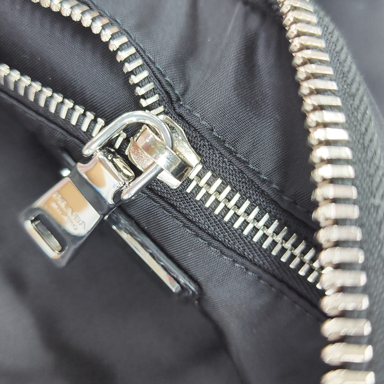Nylon Shoulder Bag Black