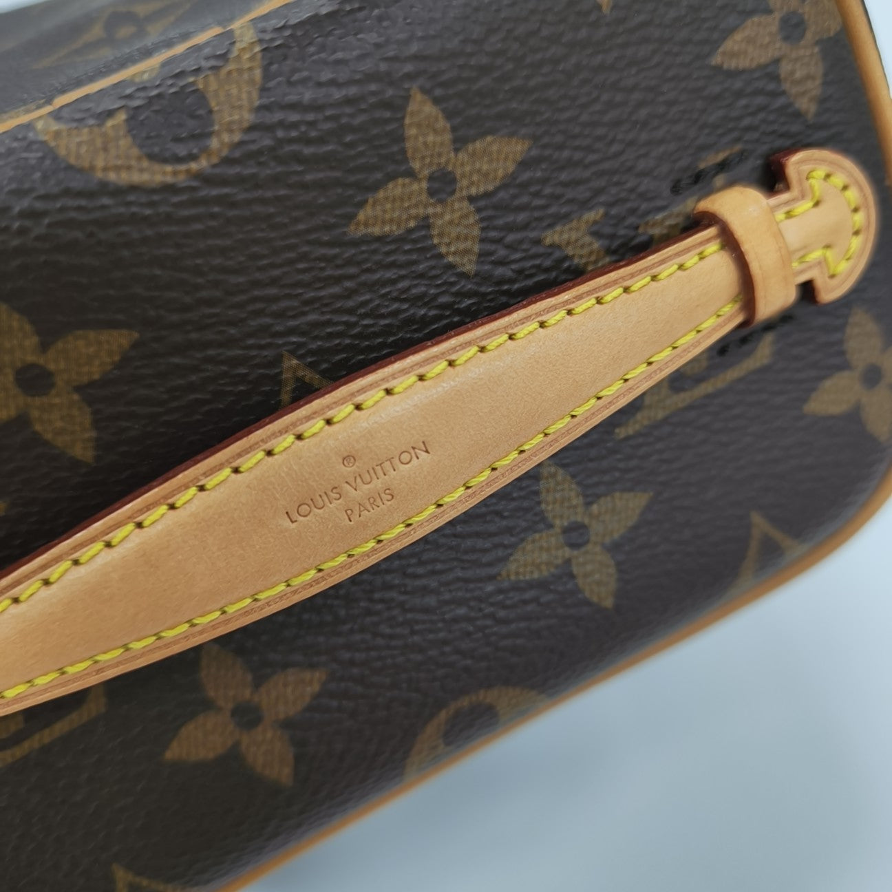 NICE Super Mini Monogram Coated Canvas Brown