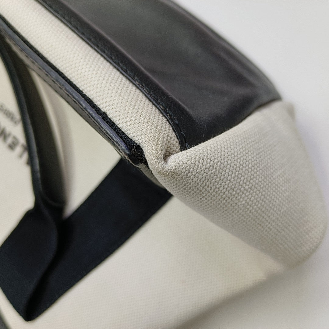 Navy Small Canvas White