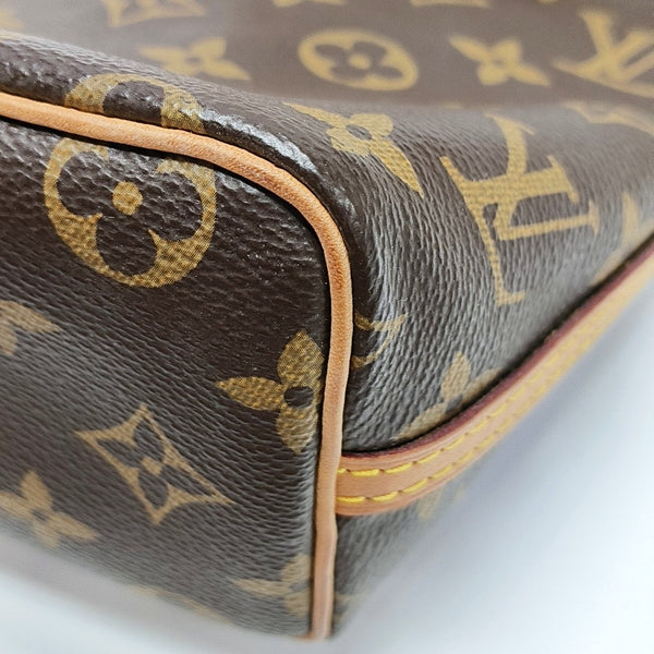 NÉONOÉ Nano Monogram Coated Canvas Brown