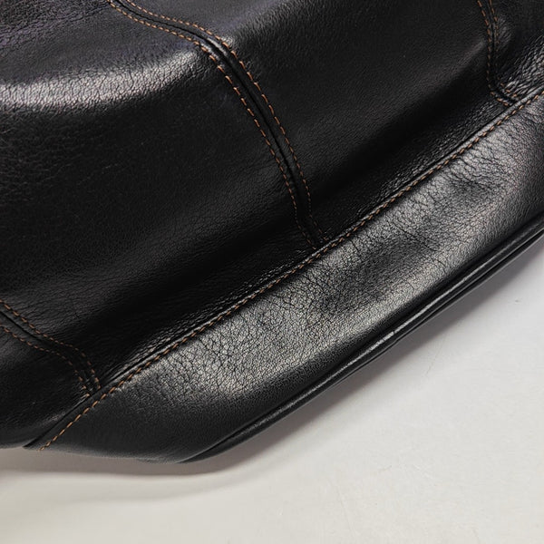 Calfskin Bucket Bag Black