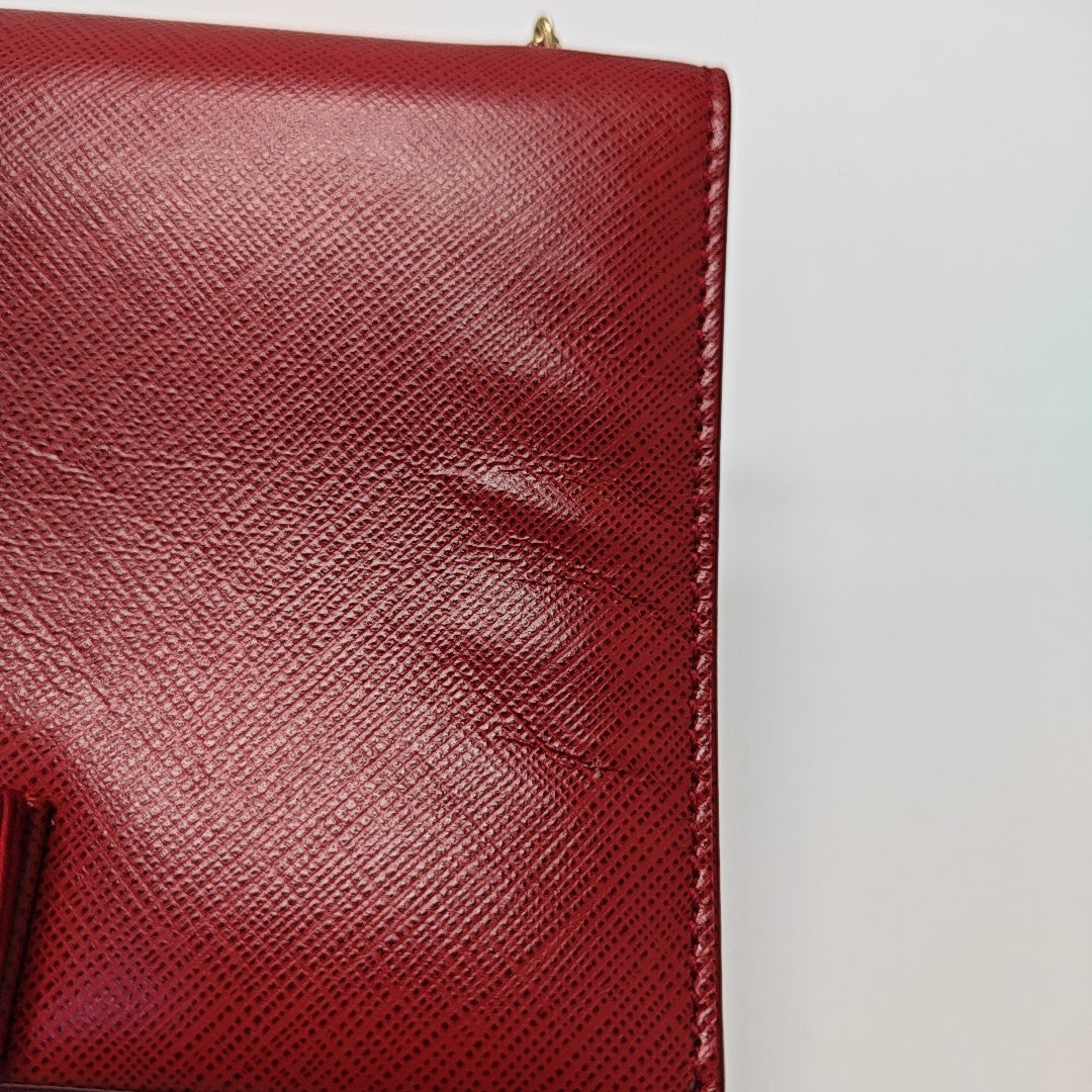 Ginny Calfskin Red