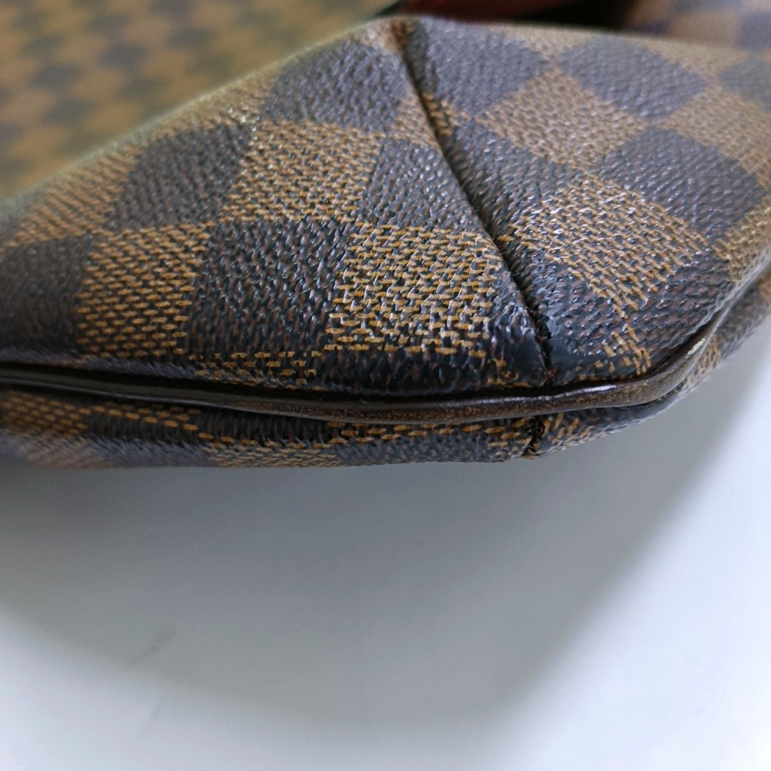 MUSETTE TANGO Damier Ebene Coated Canvas Brown