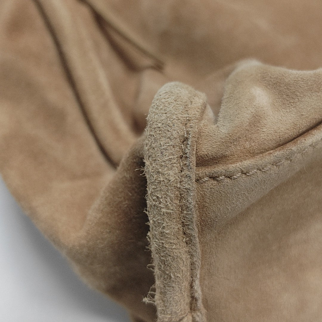 LE CITY Small Suede Brown