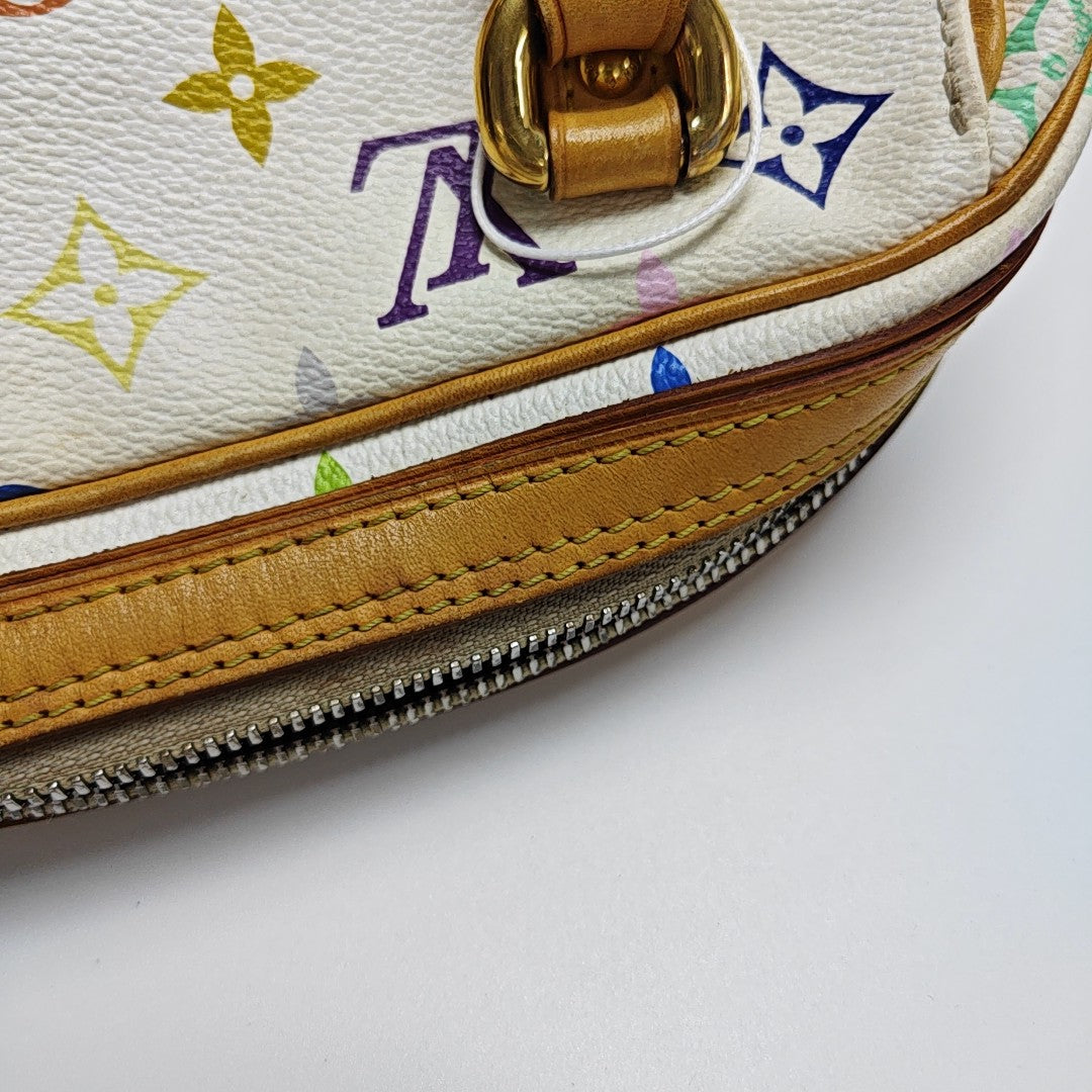 LV × TM PRISCILLA Monogram Coated Canvas White