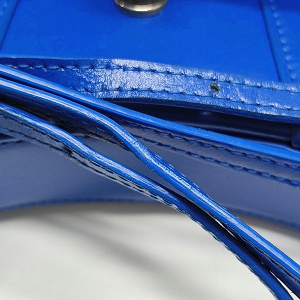 Authenticated pre-owned  Hourglass Mini Calfskin Blue - Shoulder Bag at Looply