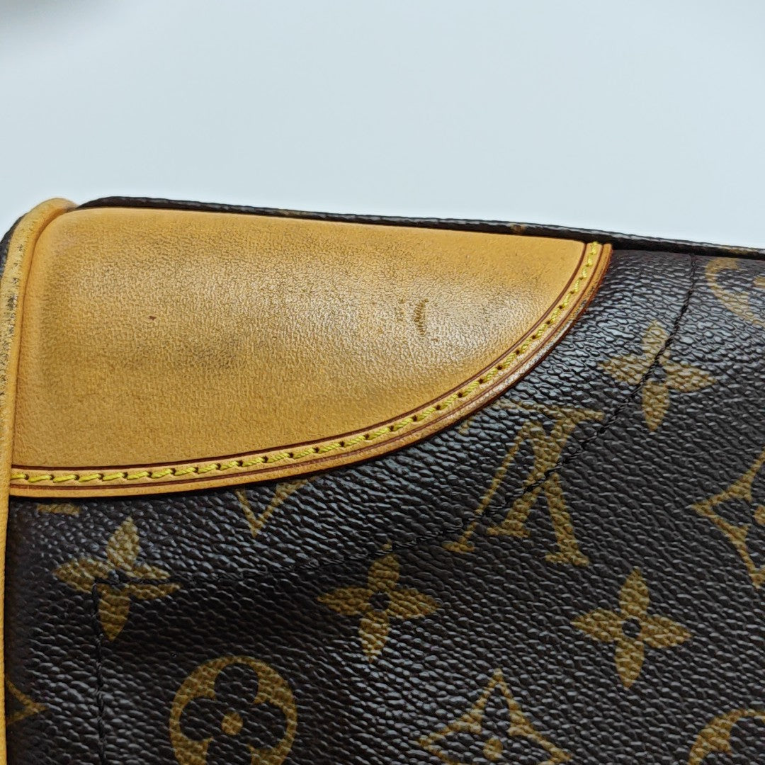 BEVERLY MM Monogram Coated Canvas Brown