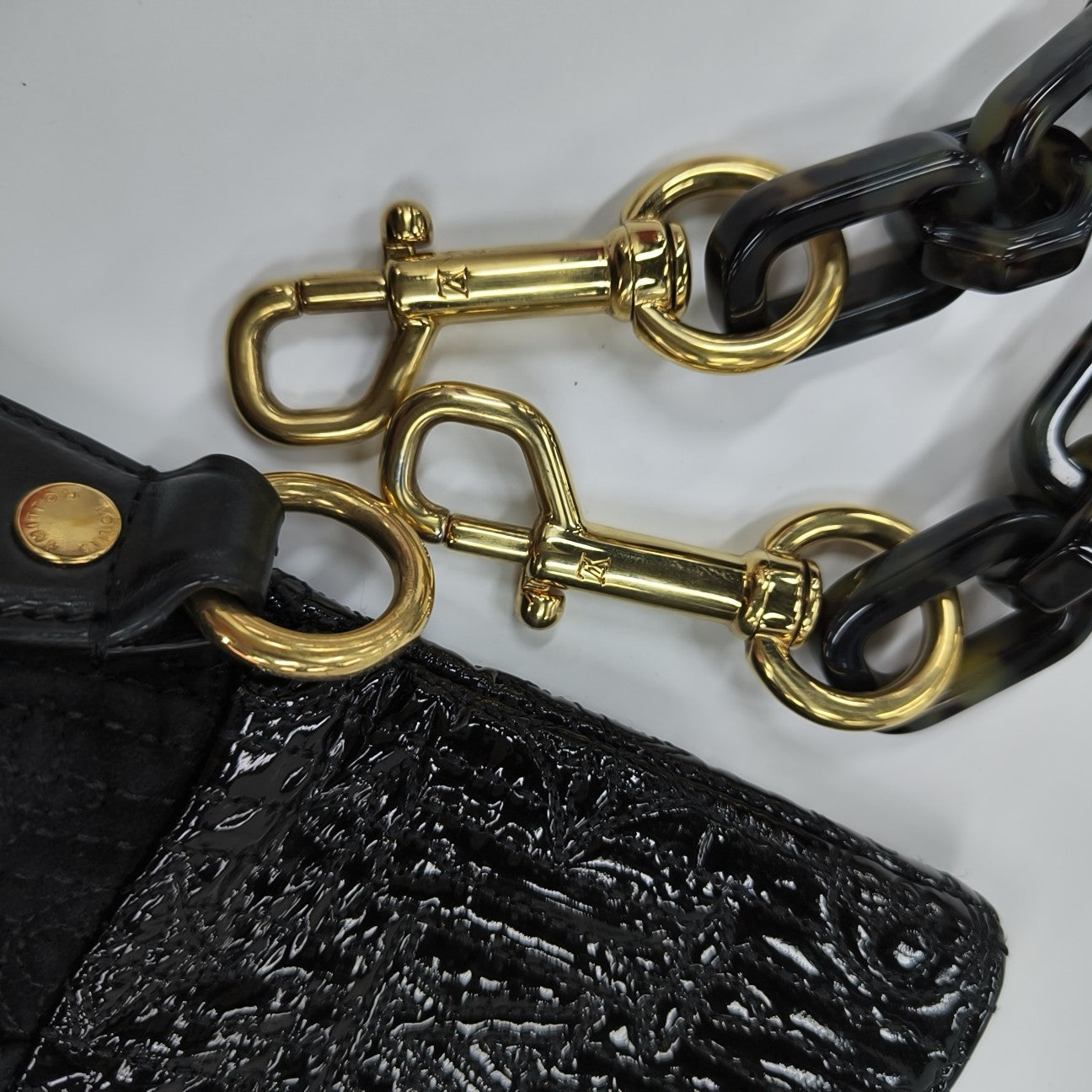 MOTARD Quilted Suede Black