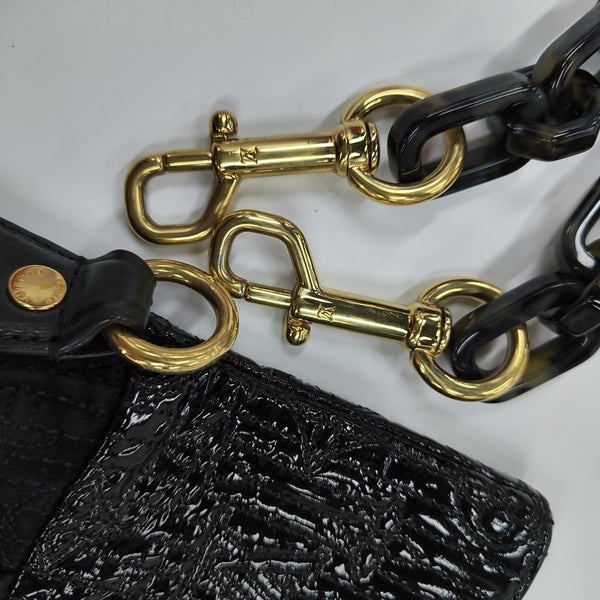 MOTARD Quilted Suede Black