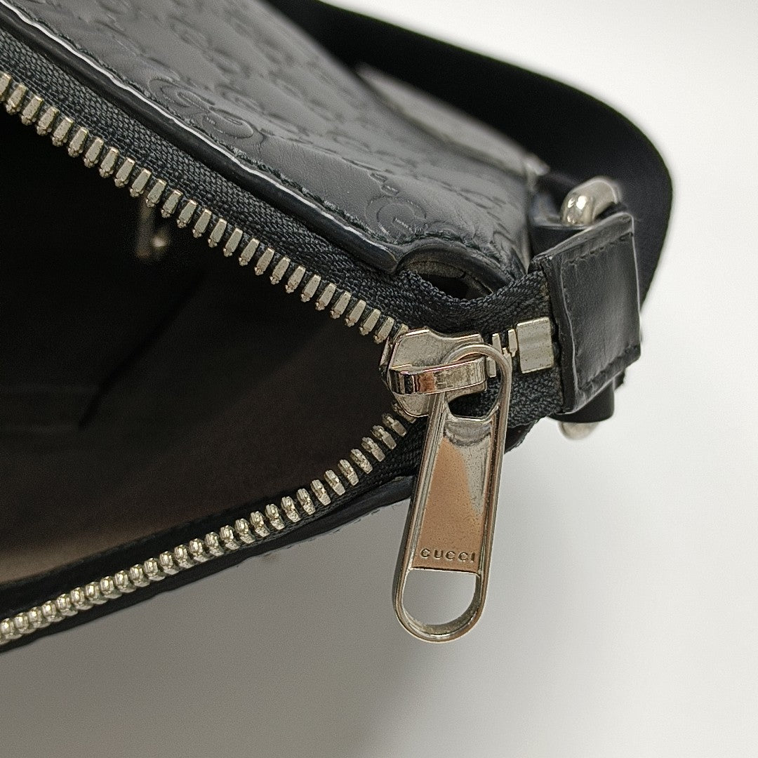 Signature Monogram Calfskin Black