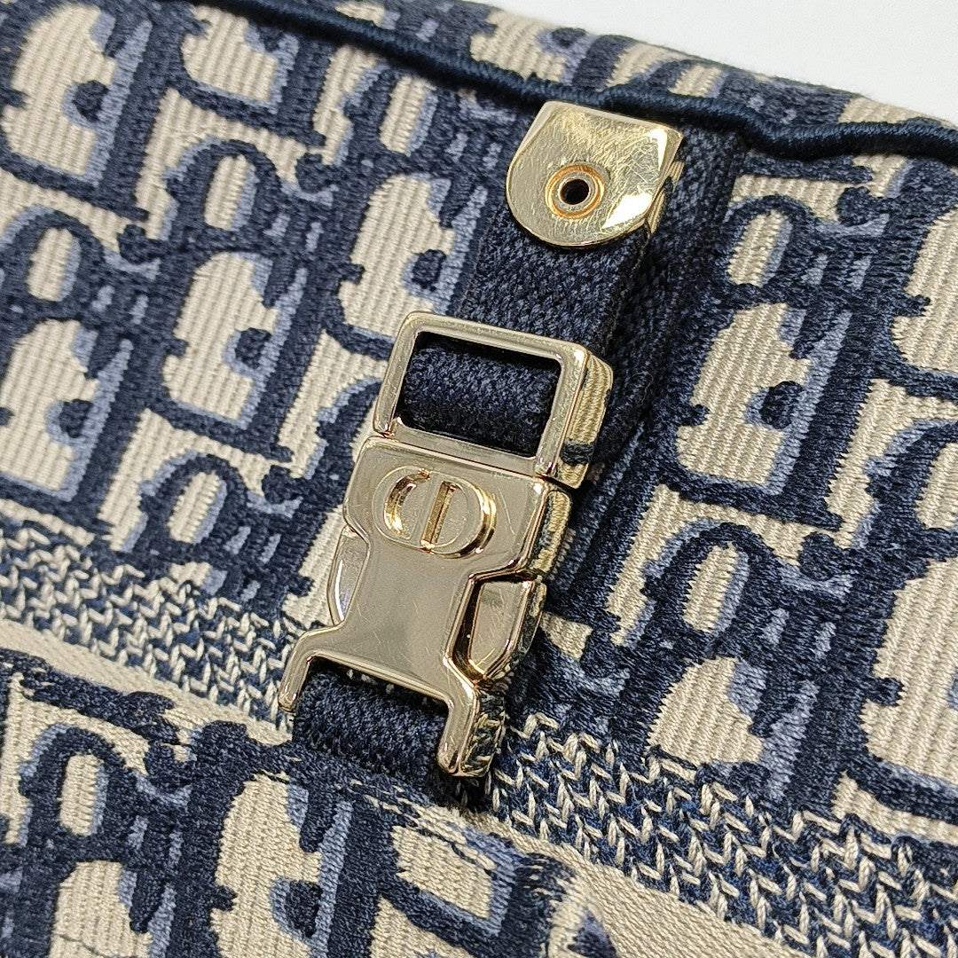Diorcamp Small Oblique Canvas Blue