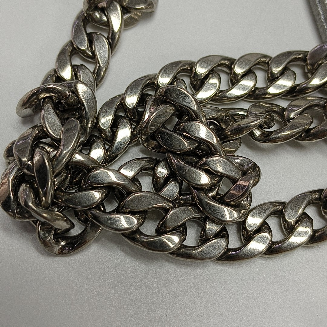 Miu Lady Quilted Lambskin Silver