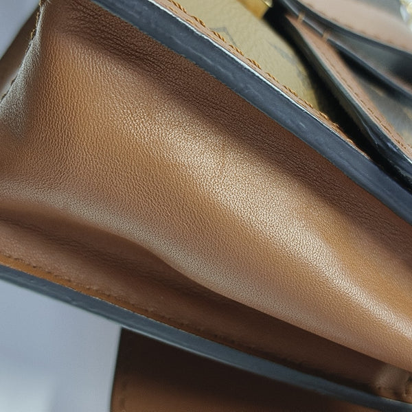 DAUPHINE Monogram Coated Canvas Brown
