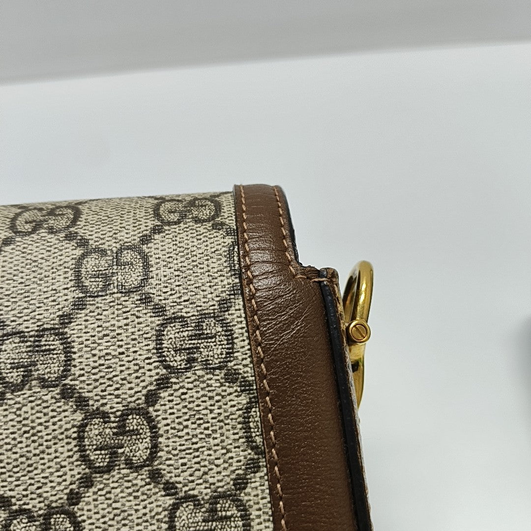 Horsebit 1955 Mini Coated Canvas Beige