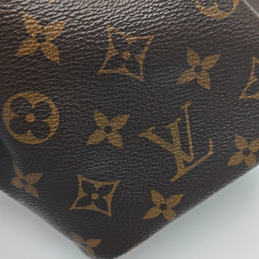 NÉONOÉ Nano Monogram Coated Canvas Brown